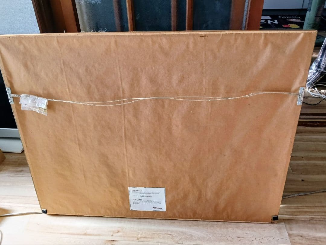 モネ睡蓮　ポスター額装ゴールドフレーム