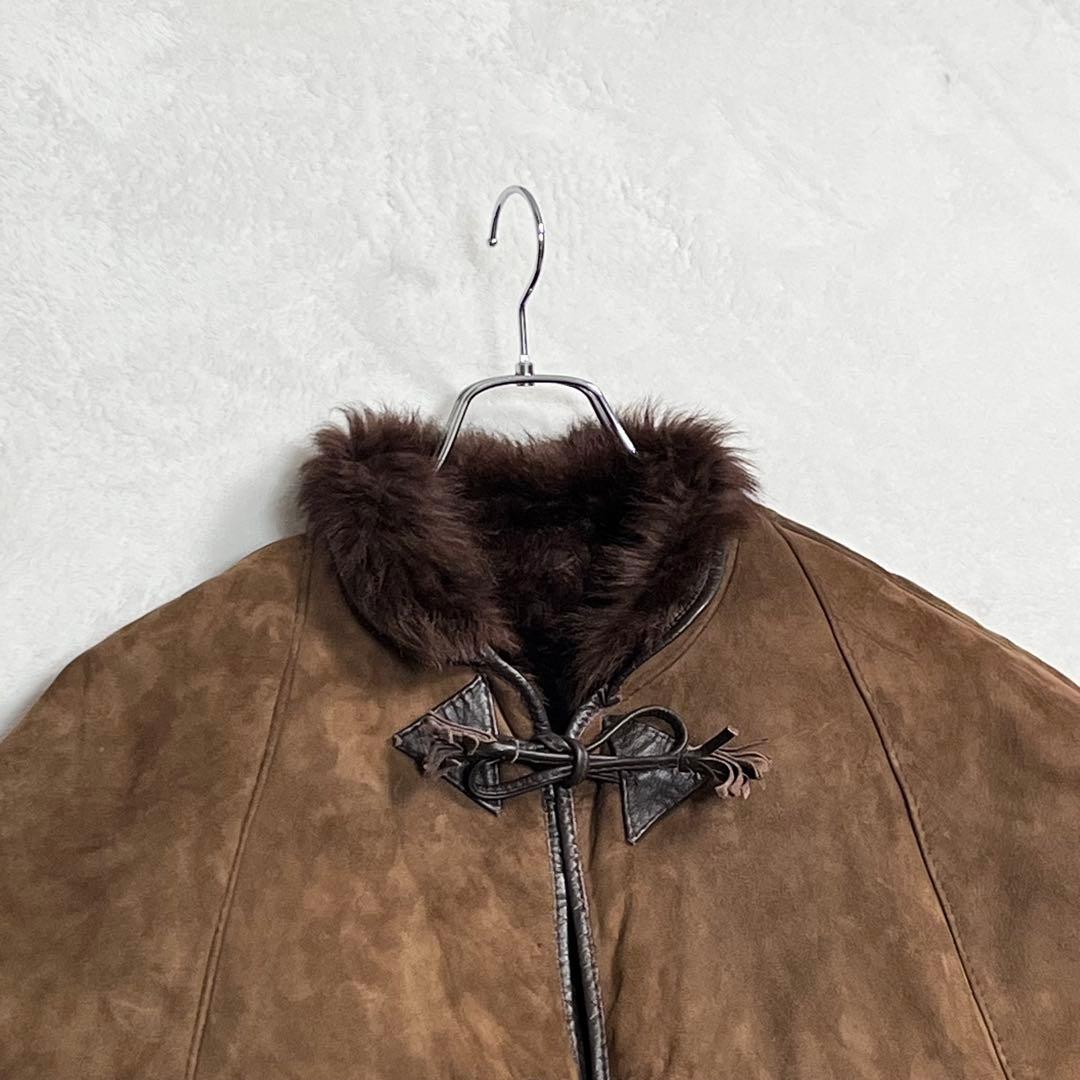 リアルムートン カウボーイマント 本革 毛皮 THE LEATHER RANCH