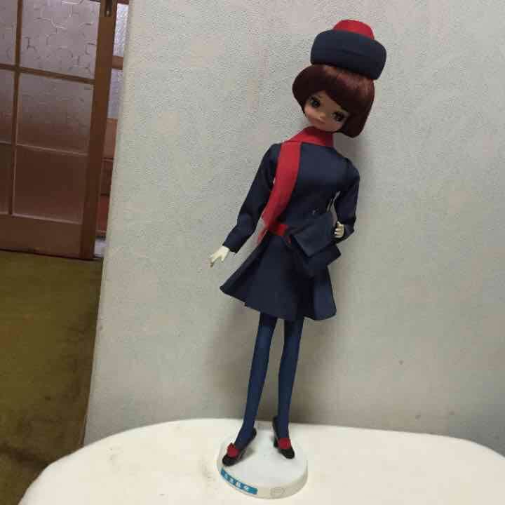 日本航空人形 日本航空 JAL スチュワーデス人形 昭和レトロ 1978年製 日本航空/JAL スチュワーデスのポーズ人形