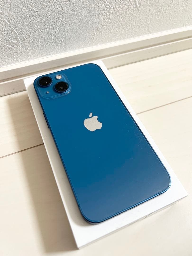 限定出品‼️】美品 iPhone 13 ブルー 128GB 本体 箱付き