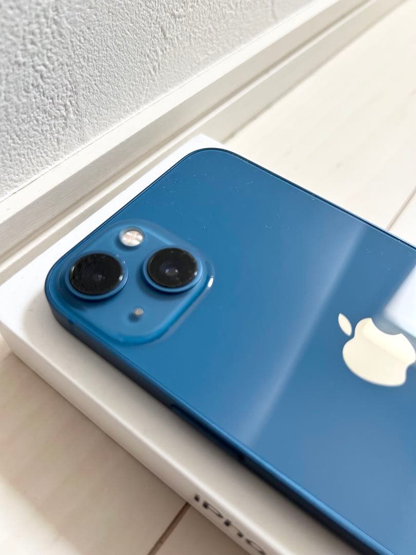 限定出品‼️】美品 iPhone 13 ブルー 128GB 本体 箱付き