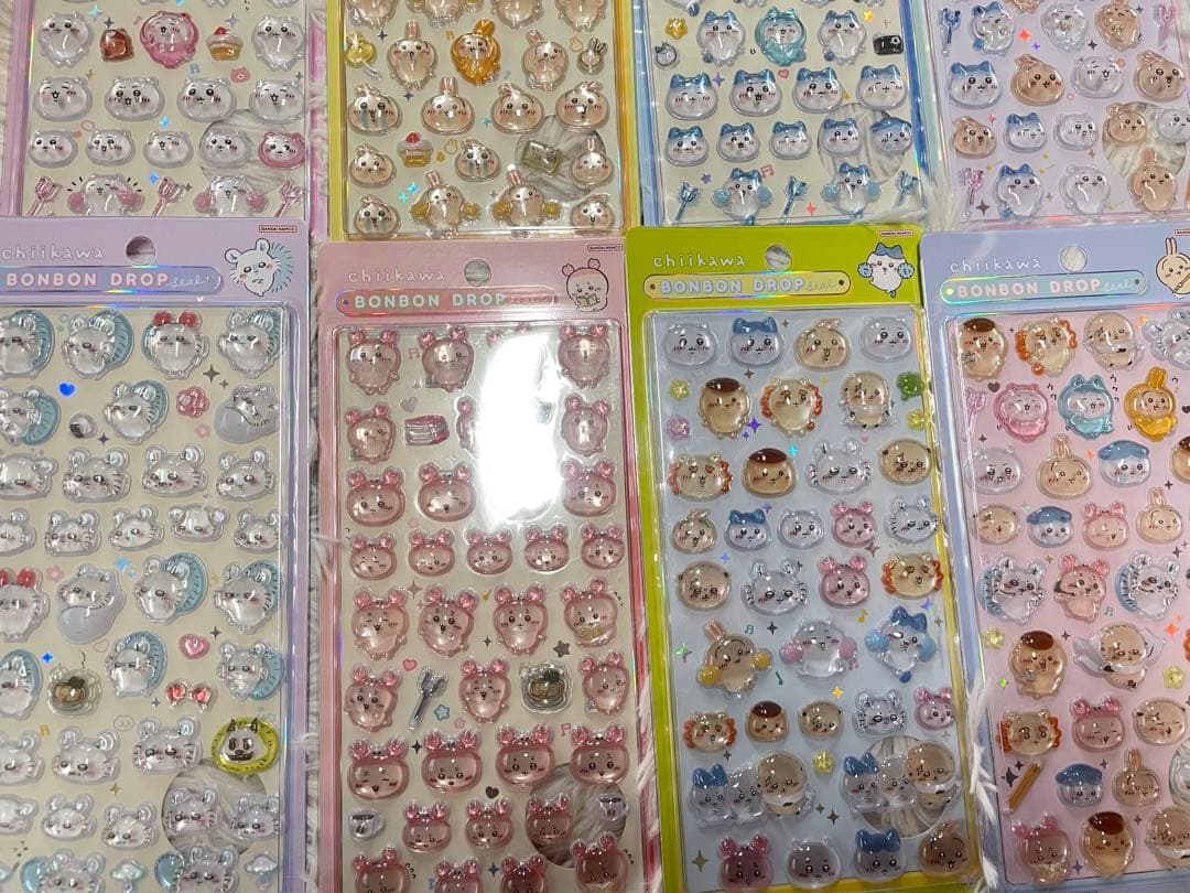 【正規品】ちいかわ　ボンボンドロップシール　コンプリート　第一弾　第二弾