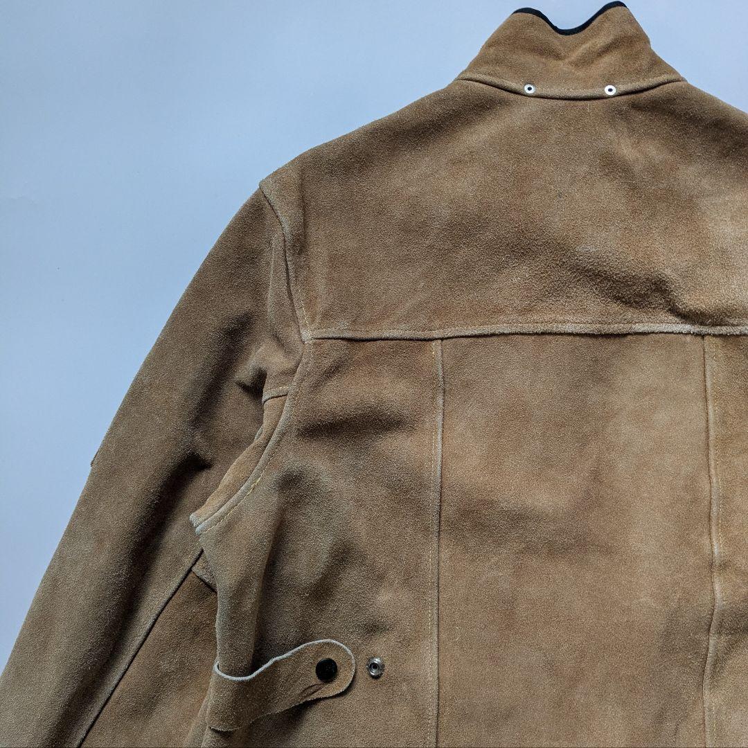 90s 00s ヴィンテージ 溶接工 ウェルダー スウェード ジャケット