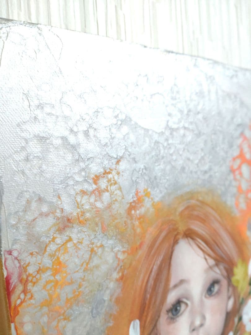 美人画【Inspire】1点物の原画◆作者サイン入り/油絵/人物画