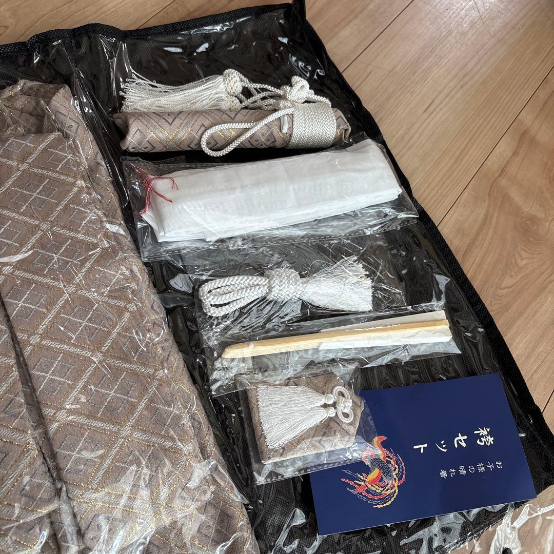 七五三　5歳　袴セット　キョウエツ　京越　ベージュ