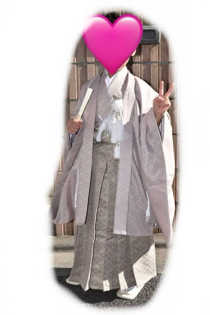 七五三　5歳　袴セット　キョウエツ　京越　ベージュ