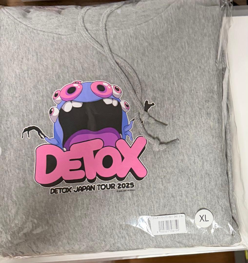 ワンオク DETOX JAPAN 2025 プルオーバーパーカー