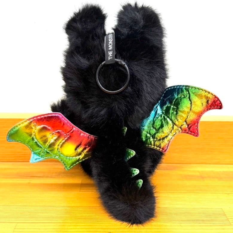 【限定·大人気！】ZIMOMO ジモモ 黒 レインボーの翼