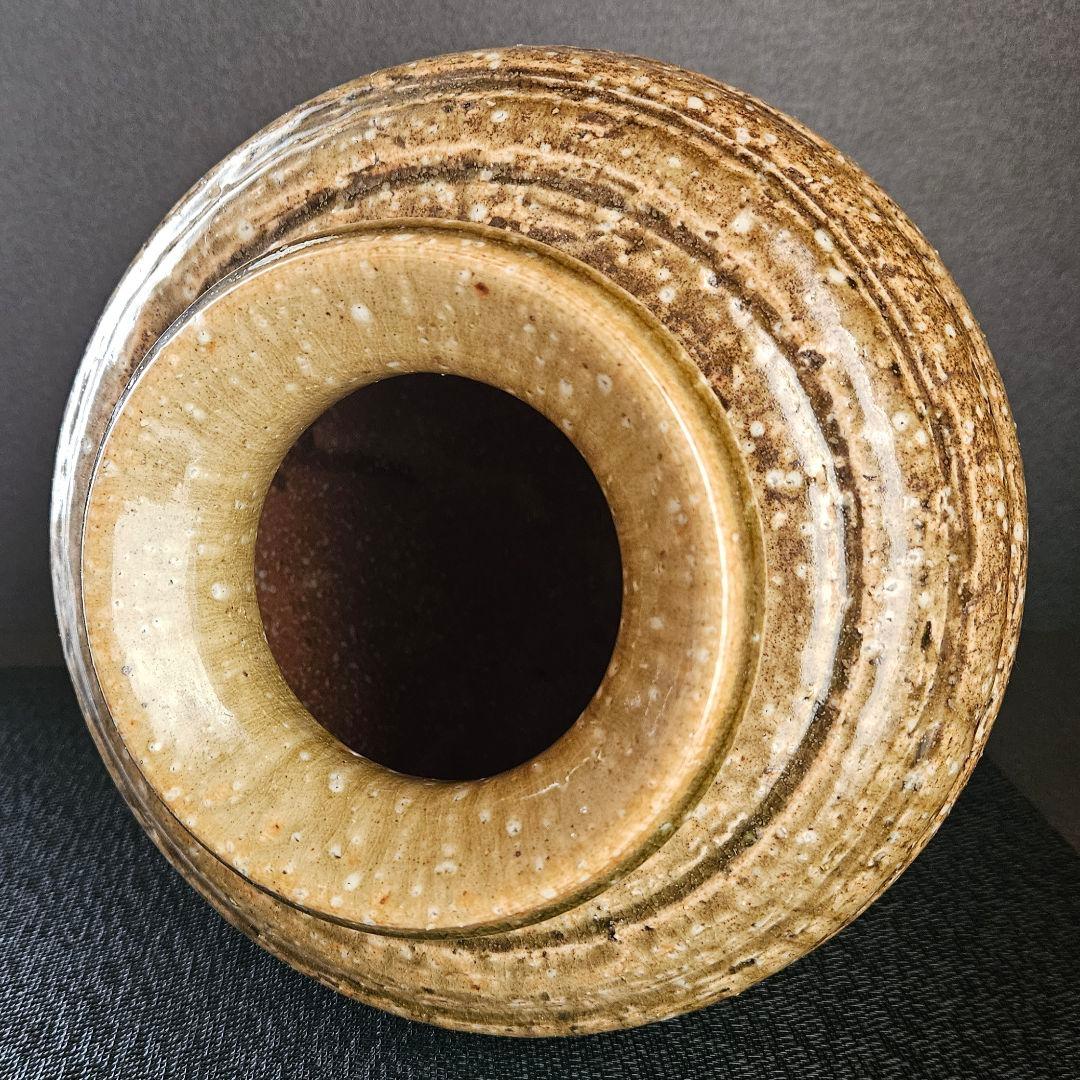 信楽焼 八山造 ビードロ釉 大壺 壺 花入れ 花生け 飾り物 オブジェ