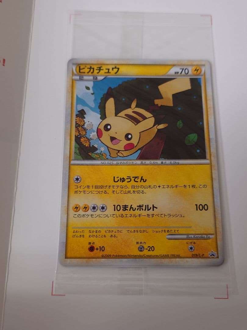 ポケモンだいすきクラブ　プロモ　ゴールドランク　019/L-P　未開封　封筒付き