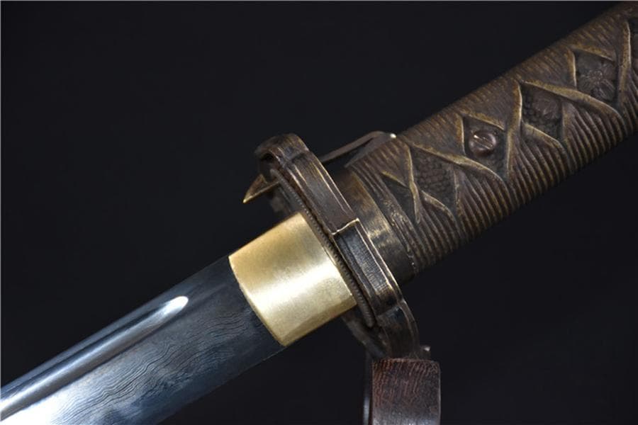 銅柄95軍刀 日本刀 模造刀 居合刀 武士道 武蔵 鑑賞用 手鍛造打