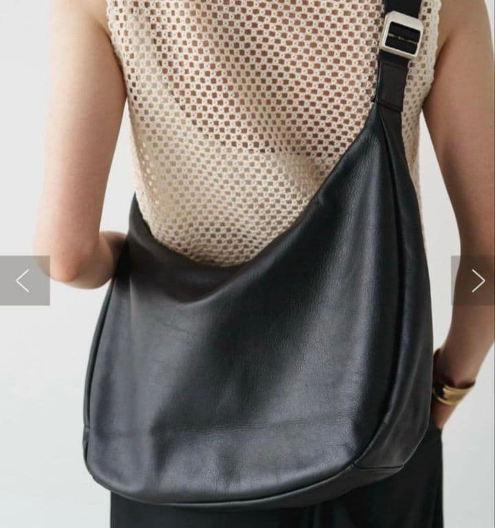 タグ付き新品未使用　ラシット　ソフトレザーラウンドビッグショルダー