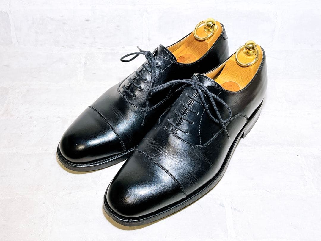 【極美品】Berwick ストレートチップ ビジネスシューズ 本革 UK6.5