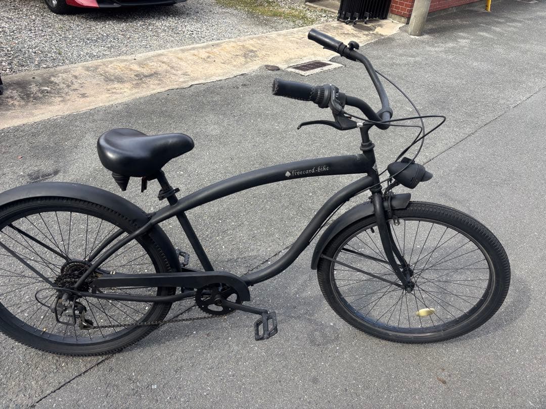 fivecard-bike ビーチクルーザー ブラック