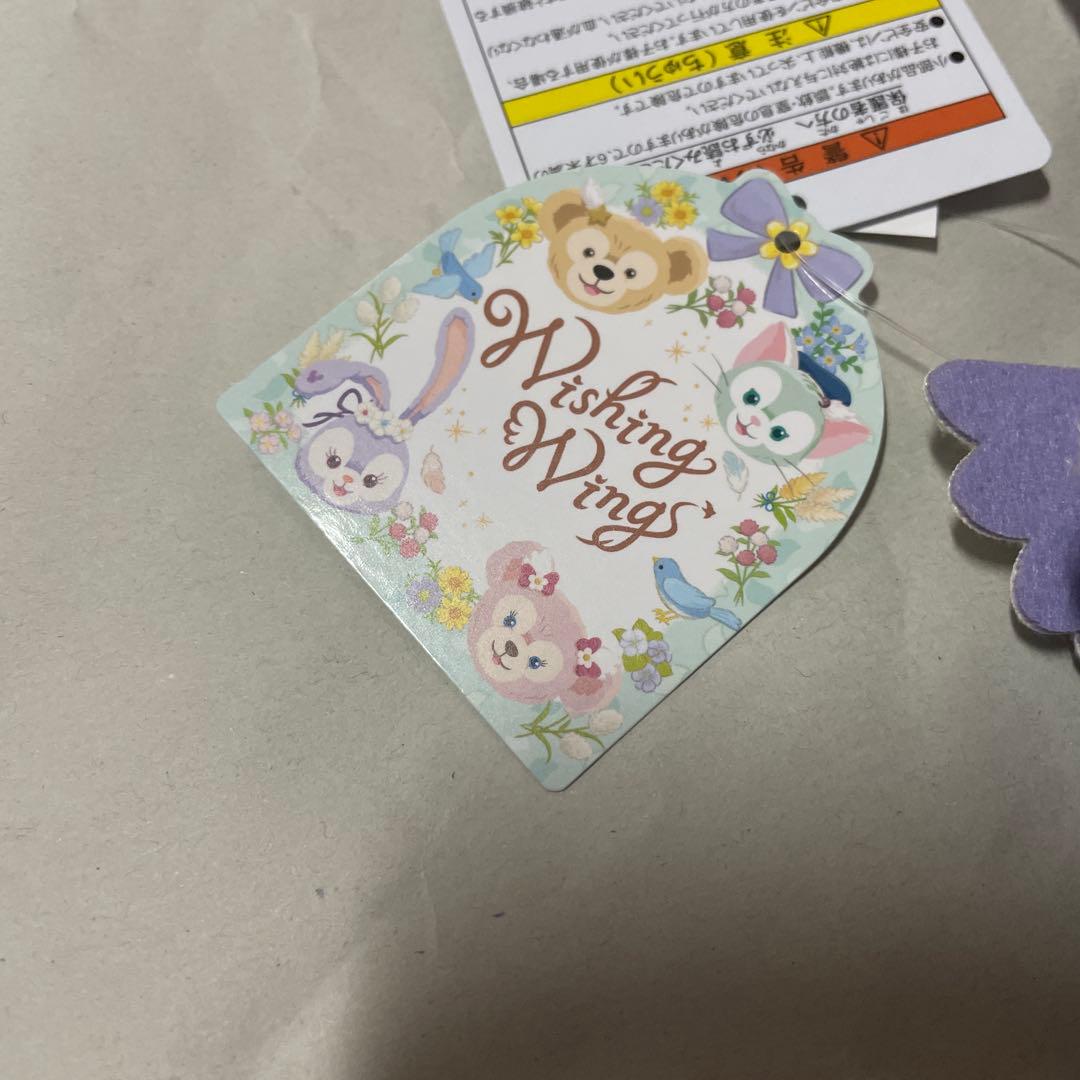 ディズニー　ウィッシングウィングス　ぬいぐるみバッジ　チャーム　セット
