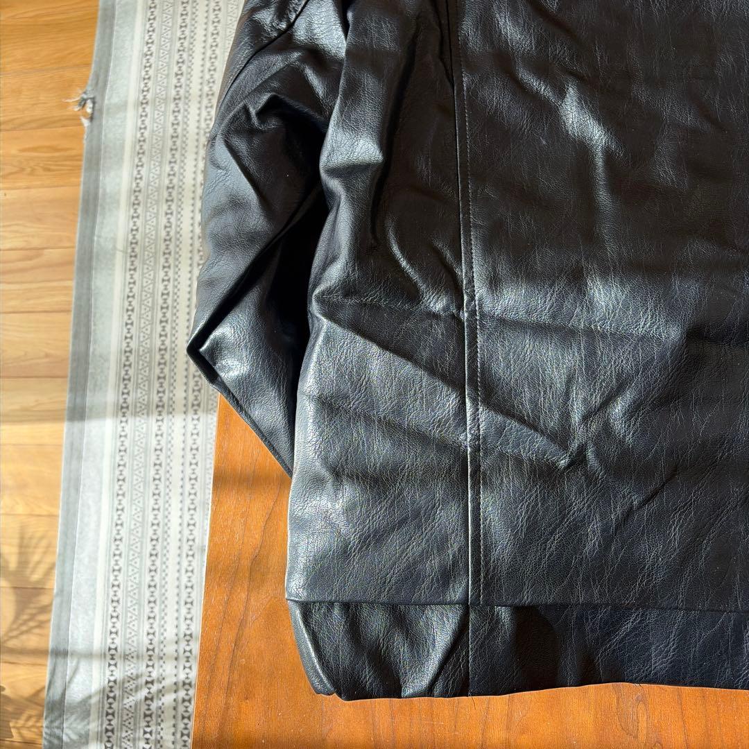 C*t様 正規店購入ArguE CulturEフード付き ファー切替 レザージャ