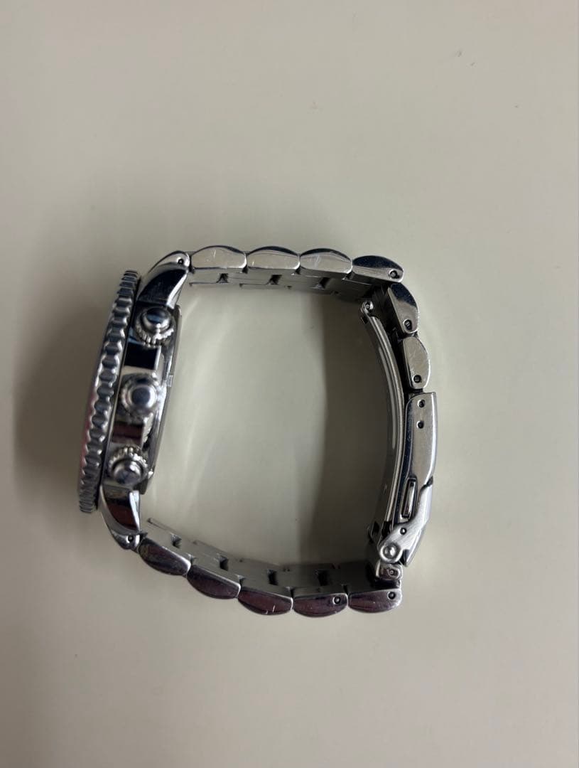 SEIKO クロノグラフ ブラックダイヤル 腕時計