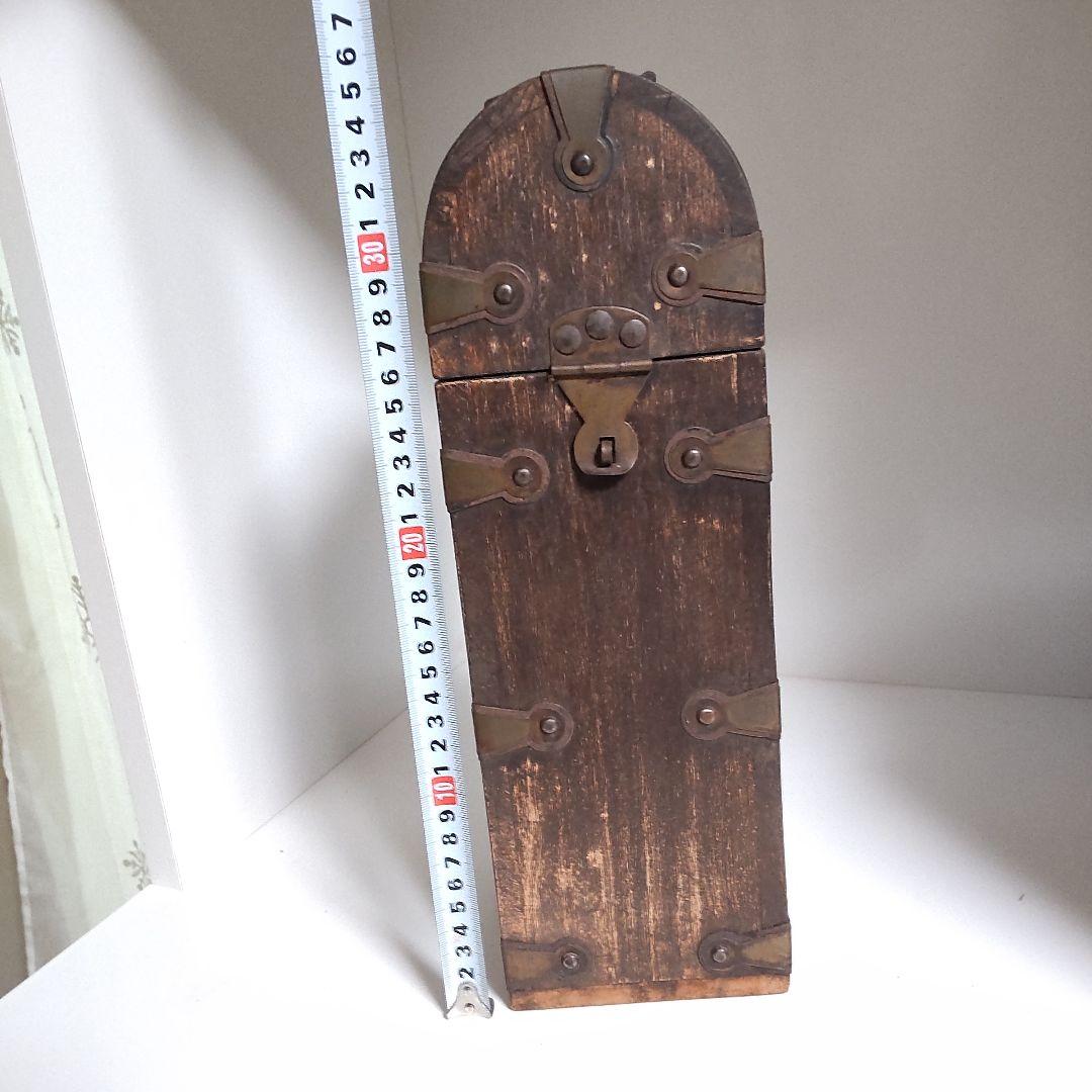 アンティーク 木製 ワイン ボックス 金具付き アンティーク 木製 ワイン ボックス 金具付き