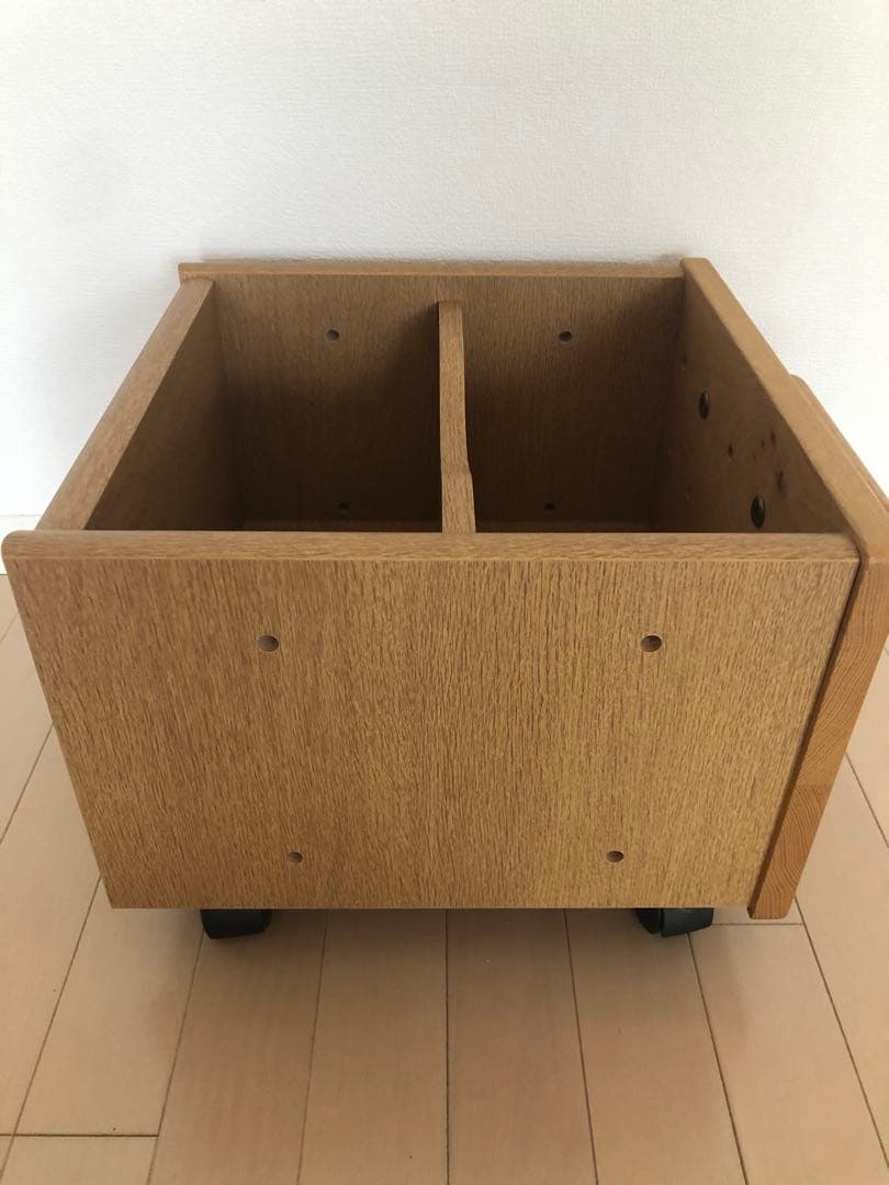 【美品・希少】浜本工芸　縦横変形ラック　キャスター付き収納ボックスマガジンラック