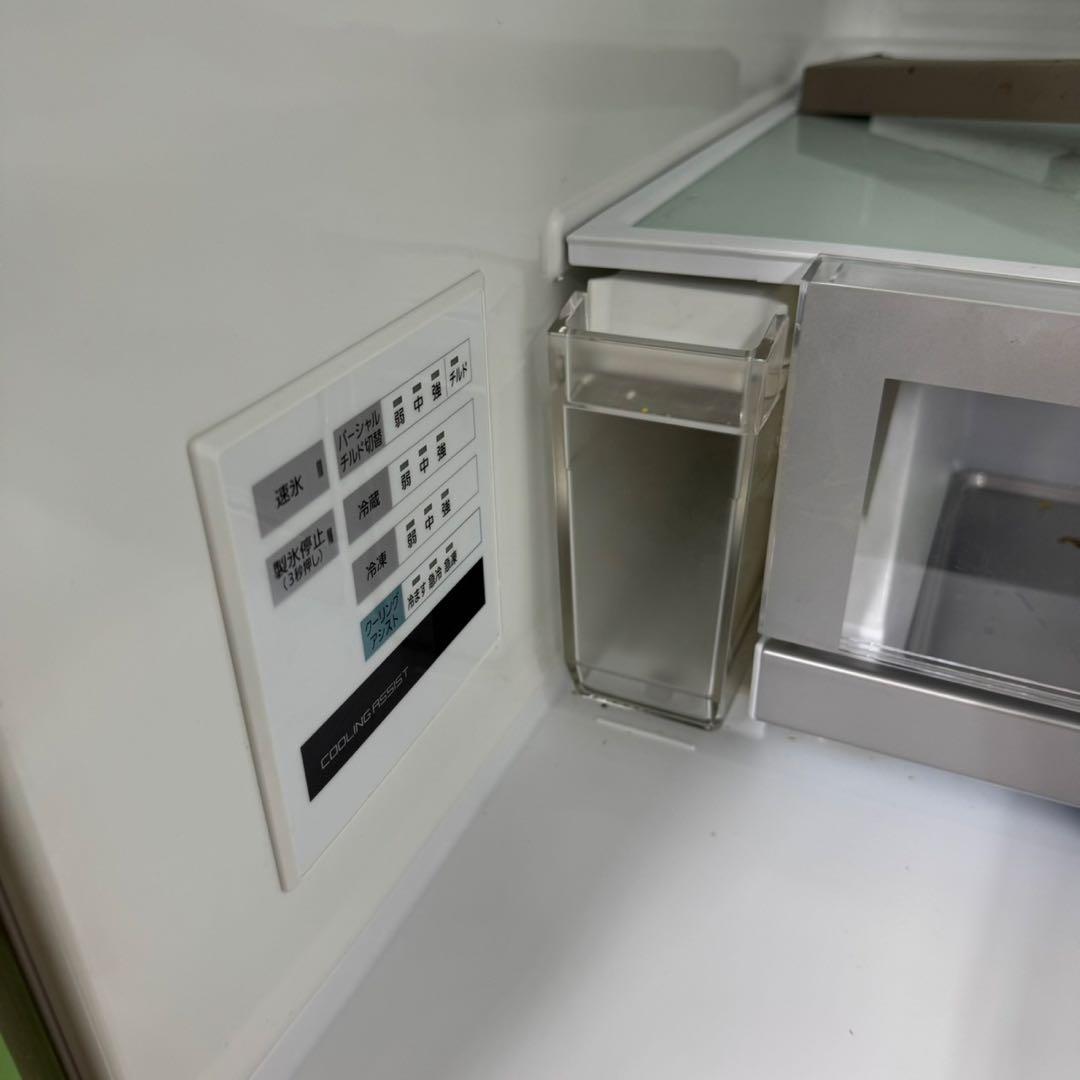 60★2019年製★パナソニック　冷蔵庫　6ドア　大型　自動製氷付き　ガラス扉