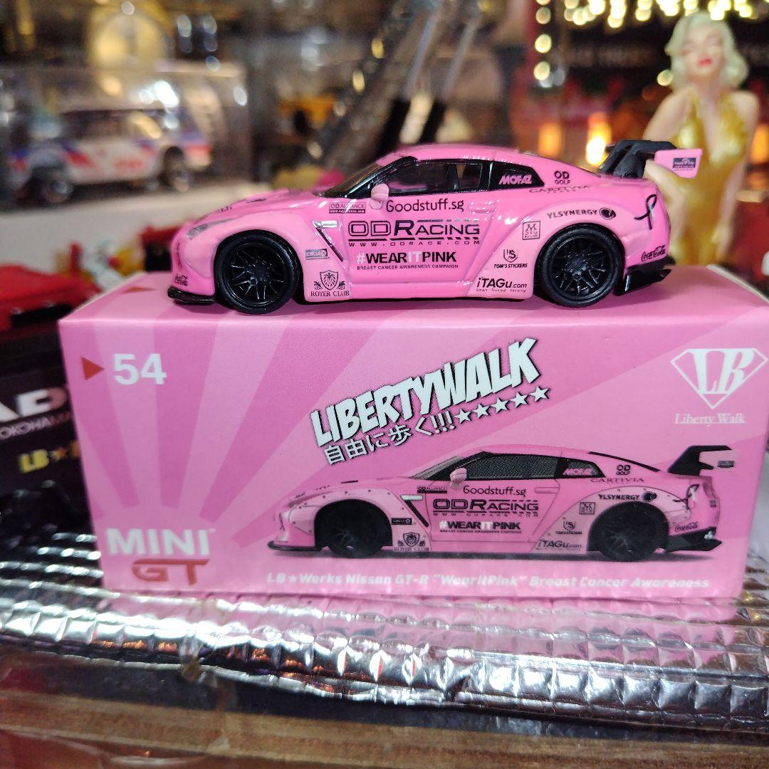 商品Ｎｏ.３５０８★ＭＩＮＩ−ＧＴ５４☆ＬＢＷＫ・ＧＴ―Ｒ☆マレーシア限定モデル