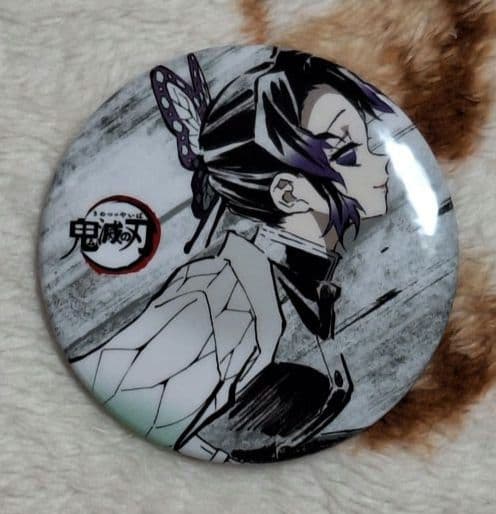 鬼滅の刃 全集中展 幕間画 缶バッジ 胡蝶しのぶ 右向き