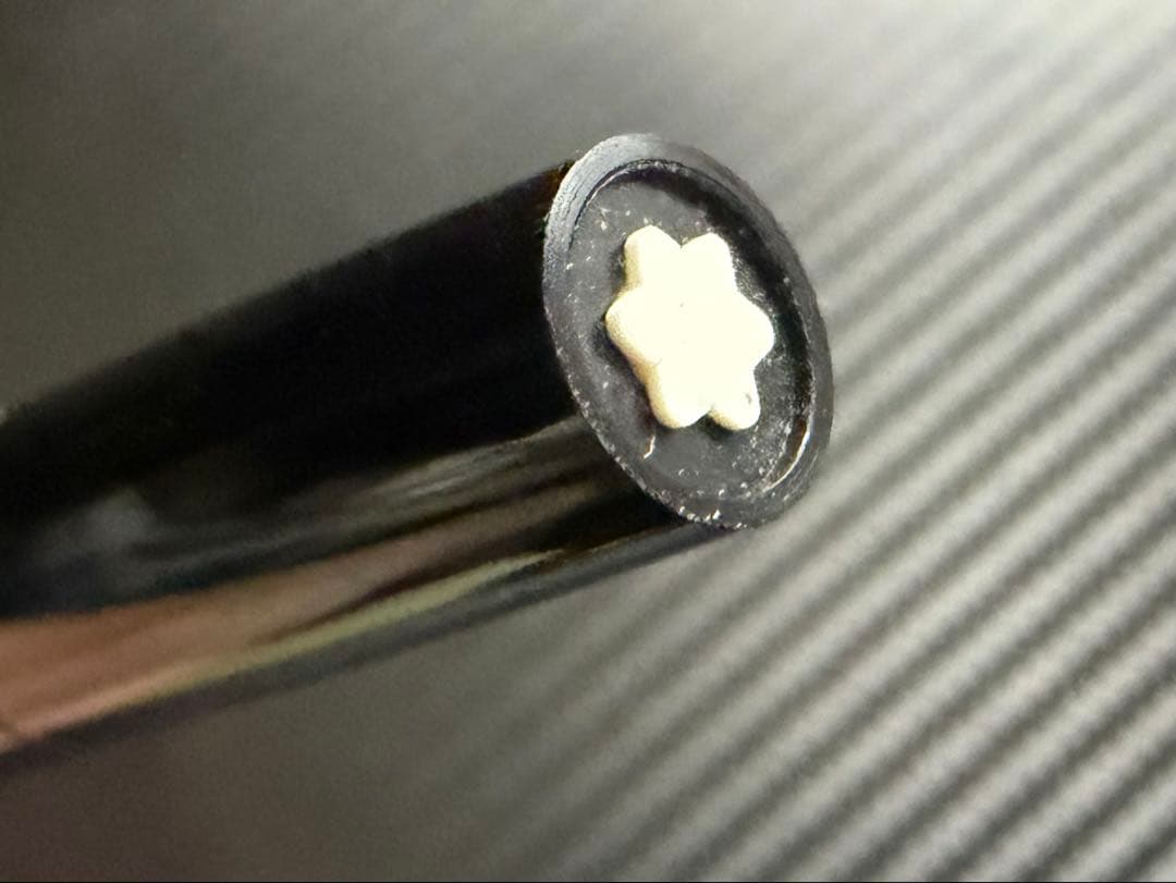 未使用に近い モンブラン No.221 ブラック EF 極細字 吸入式 万年筆