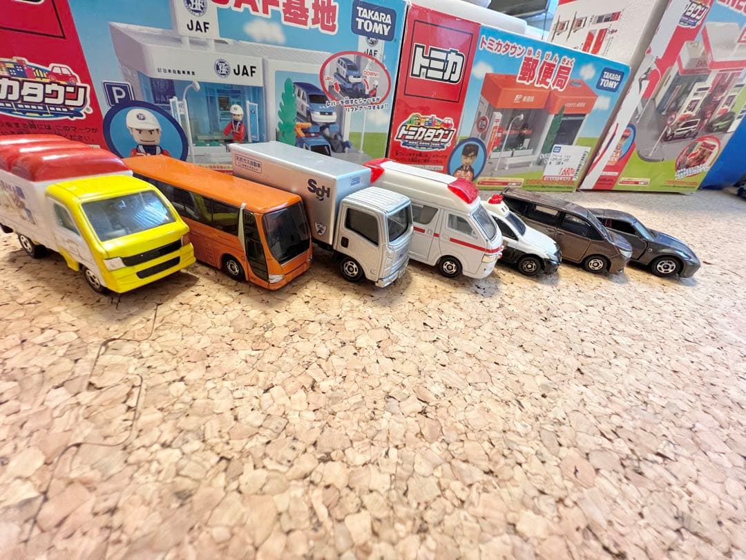 トミカ つながる道路 立体交差&歩道橋セット トミカタウン付き レア