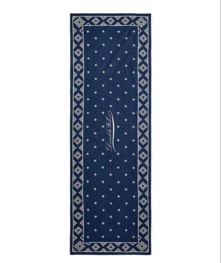 新品*RRL*ロゴ コットン スカーフ *　ダブルアールエル