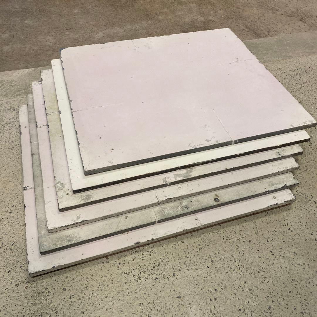 品】陶芸 棚板35×40(厚8mm)6枚組③(スリット有り)