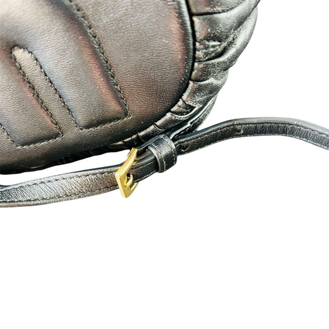 【miu miu】マテラッセ ブラック 2wayハンドバッグ