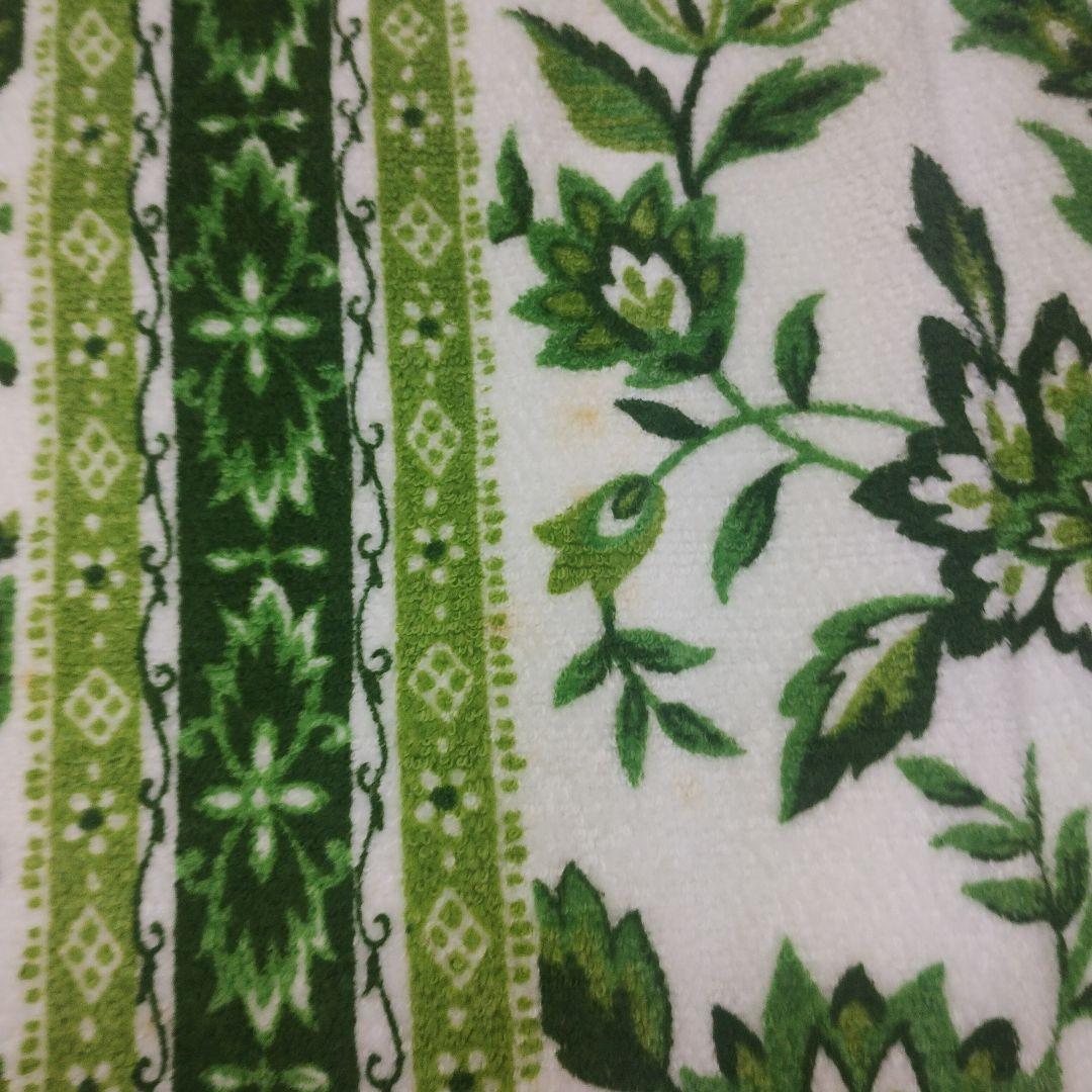 Michelle J グリーン花柄バスタオル 1枚 - メルカリ