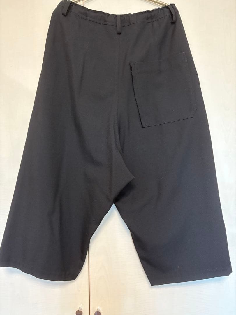 Y’s サルエルパンツ ウール100% 黒