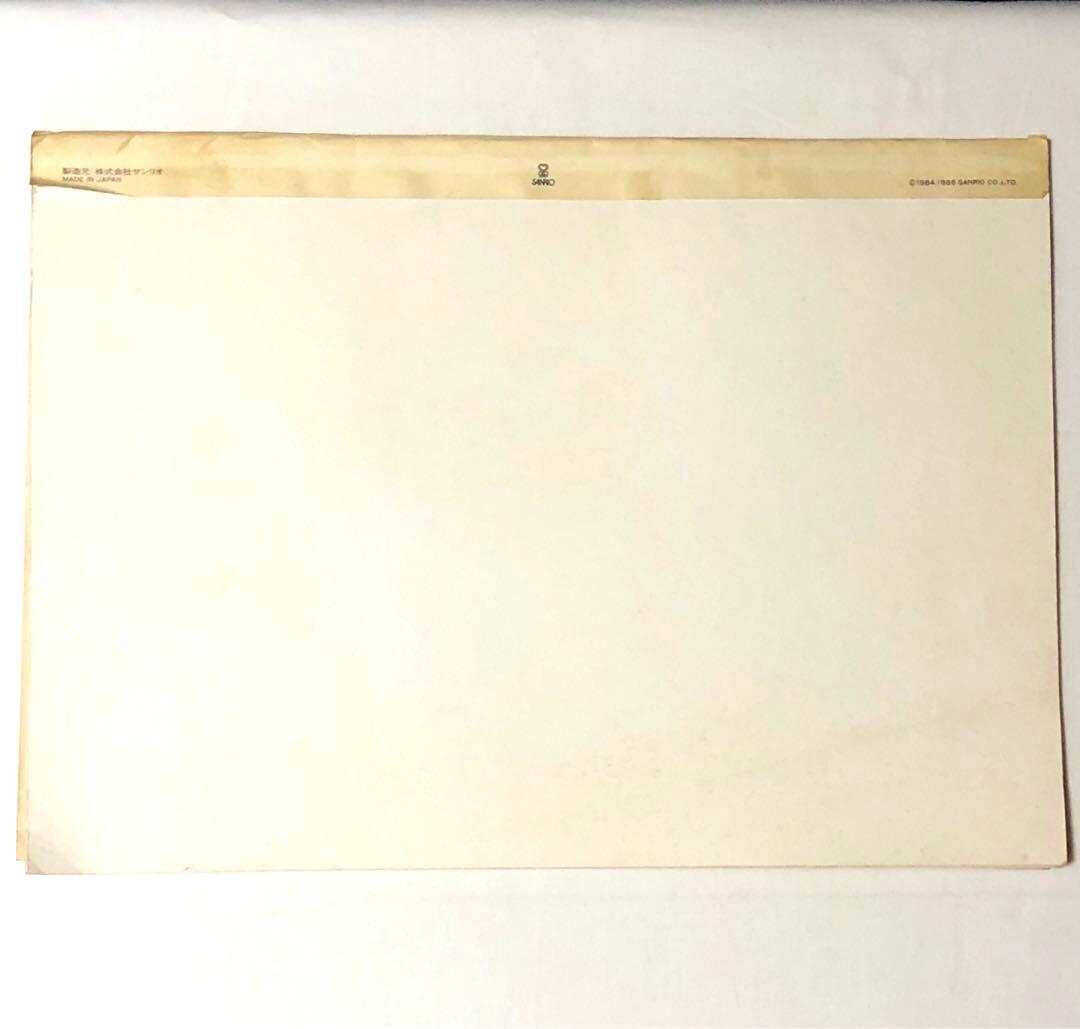 昭和レトロ 非売品 1988年 サンリオ みんなのたあ坊 画用紙 希少