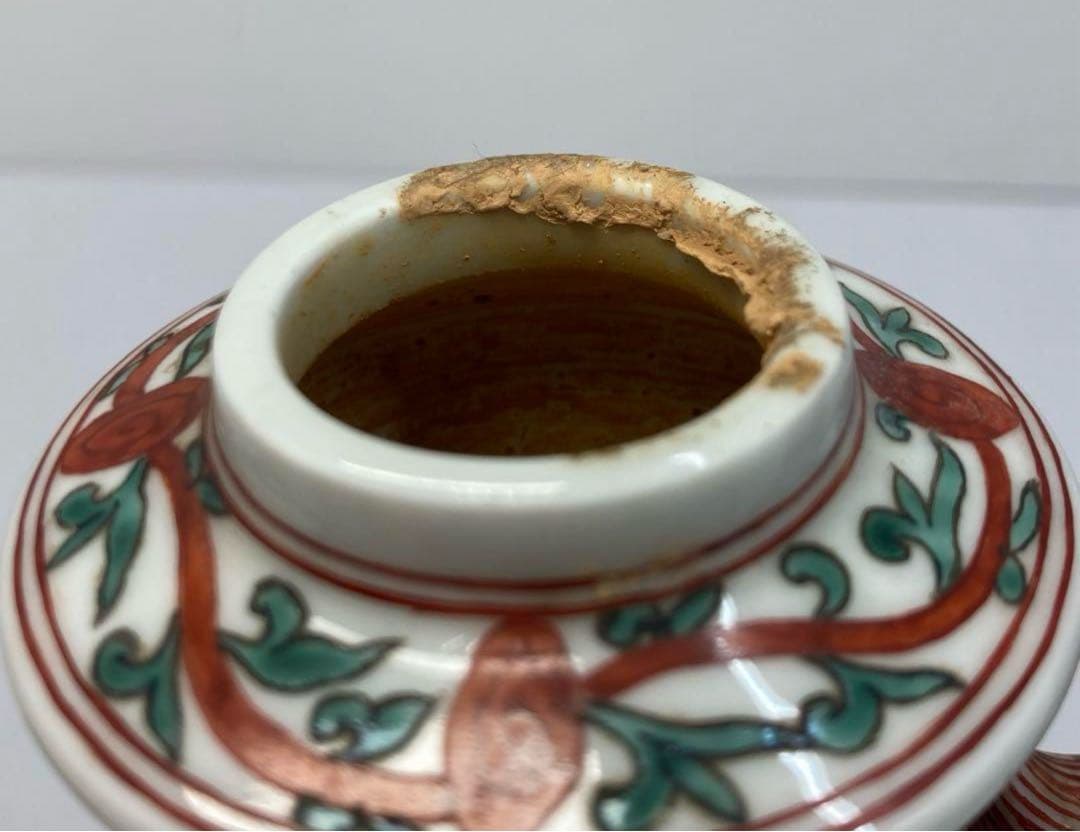 中国美術 明時代 宣徳年製 赤絵壺 高さ25㎝ - メルカリ