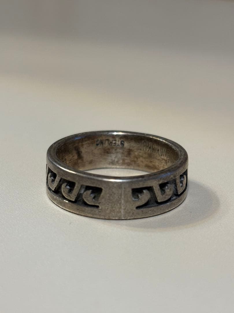 ターコイズ石付きシルバーリング インディアンジュエリー