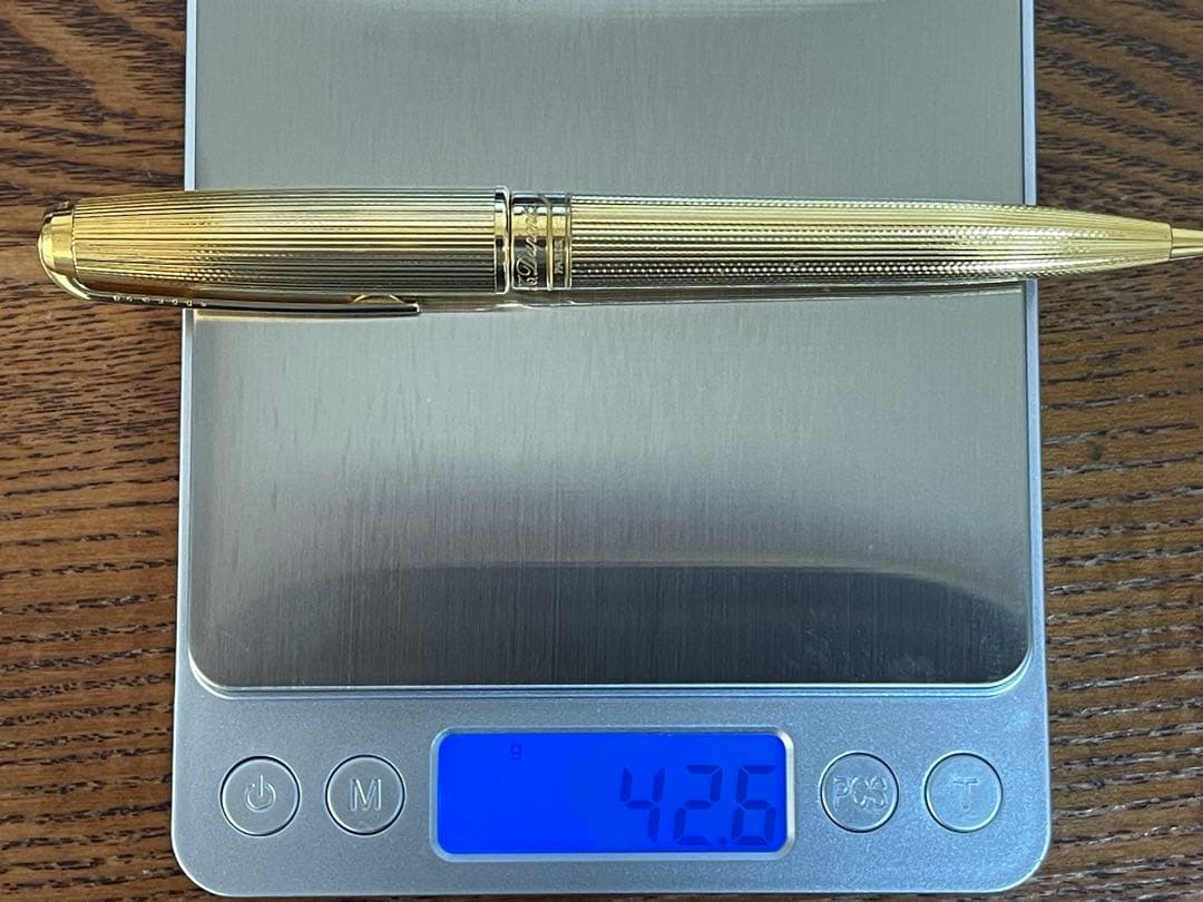 S.T Dupont オランピオ ゴールド ストライプボールペン