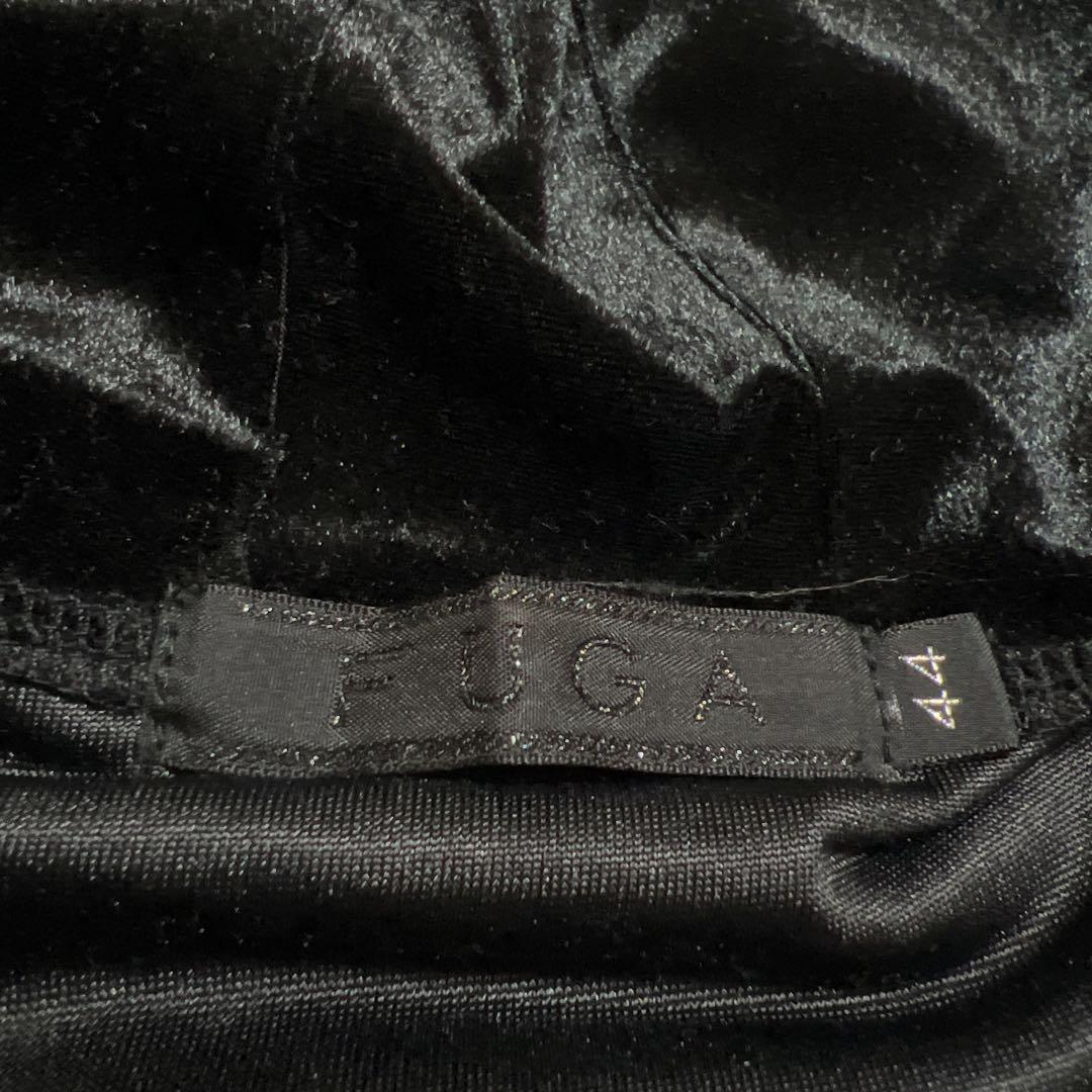 FUGA MARIA刺繍　ベロアパーカー　ラインストーン