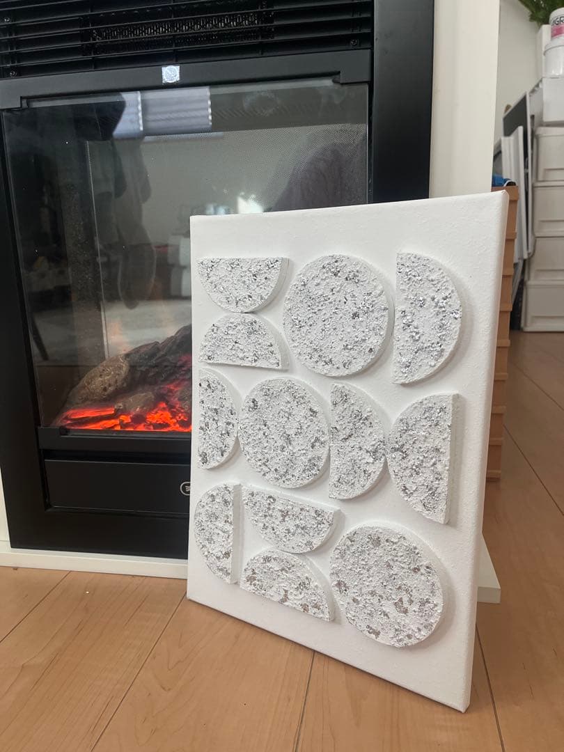 幾何学模様のアクリルアートパネル