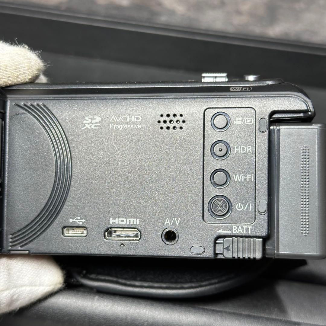 【美品】Panasonic HC-V495M ビデオカメラ 本体 64GB