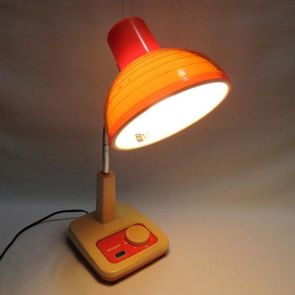 80年代SHARPシャープ電気スタンドデスク卓上ライト昭和レトロ