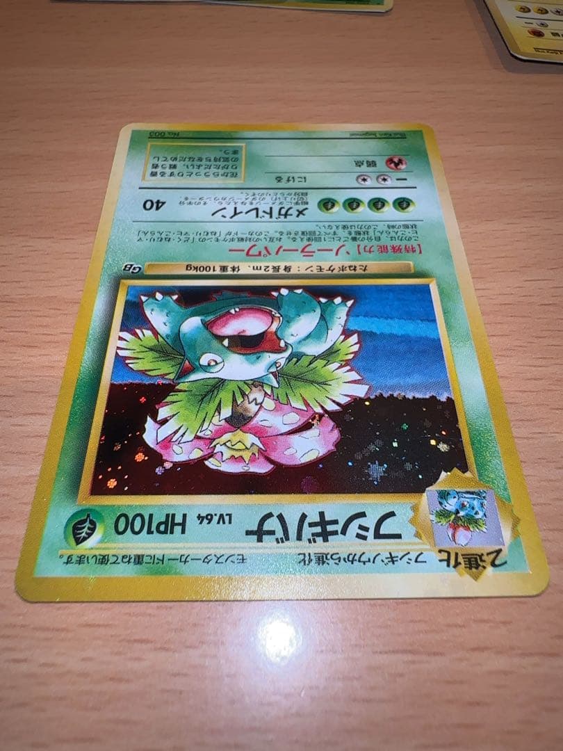 旧裏面　ポケモンカード　フシギバナ