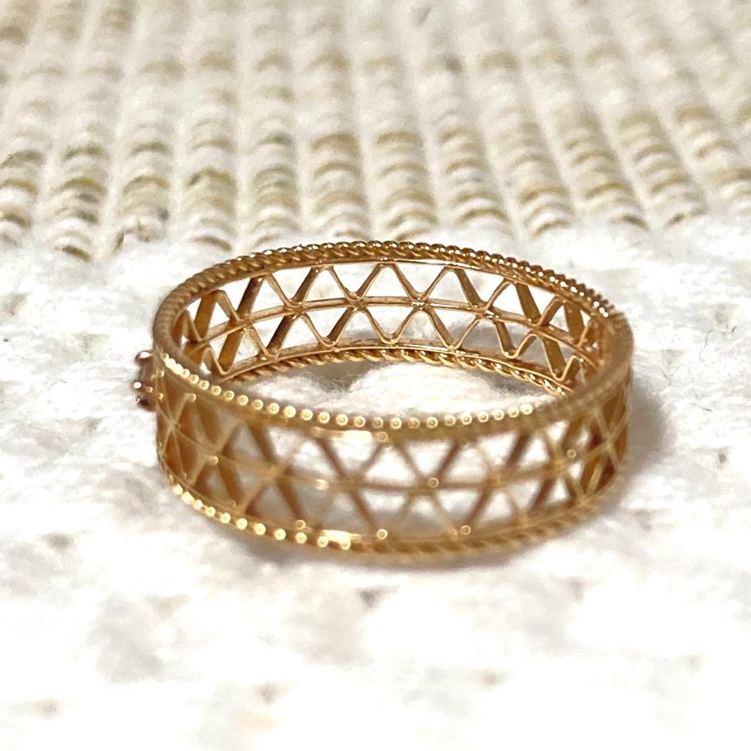 K*E様 Enasoluna エナソルーナ 透かし メッシュK10 リング 10