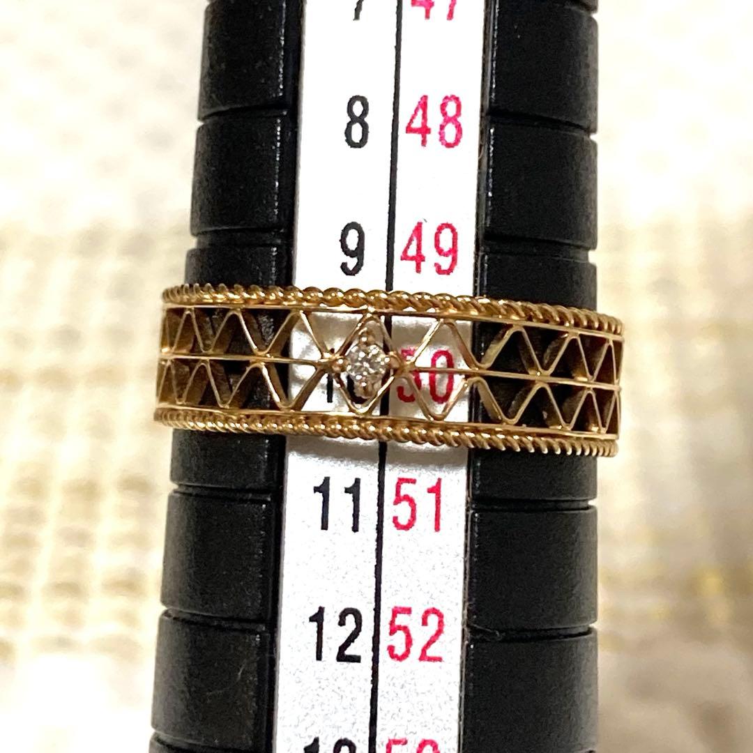 K*E様 Enasoluna エナソルーナ 透かし メッシュK10 リング 10