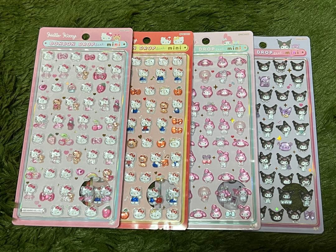 【正規品⭐︎新品♪】ボンボンドロップシールミニ　８種類コンプセット⭐︎ おまけ付き♪