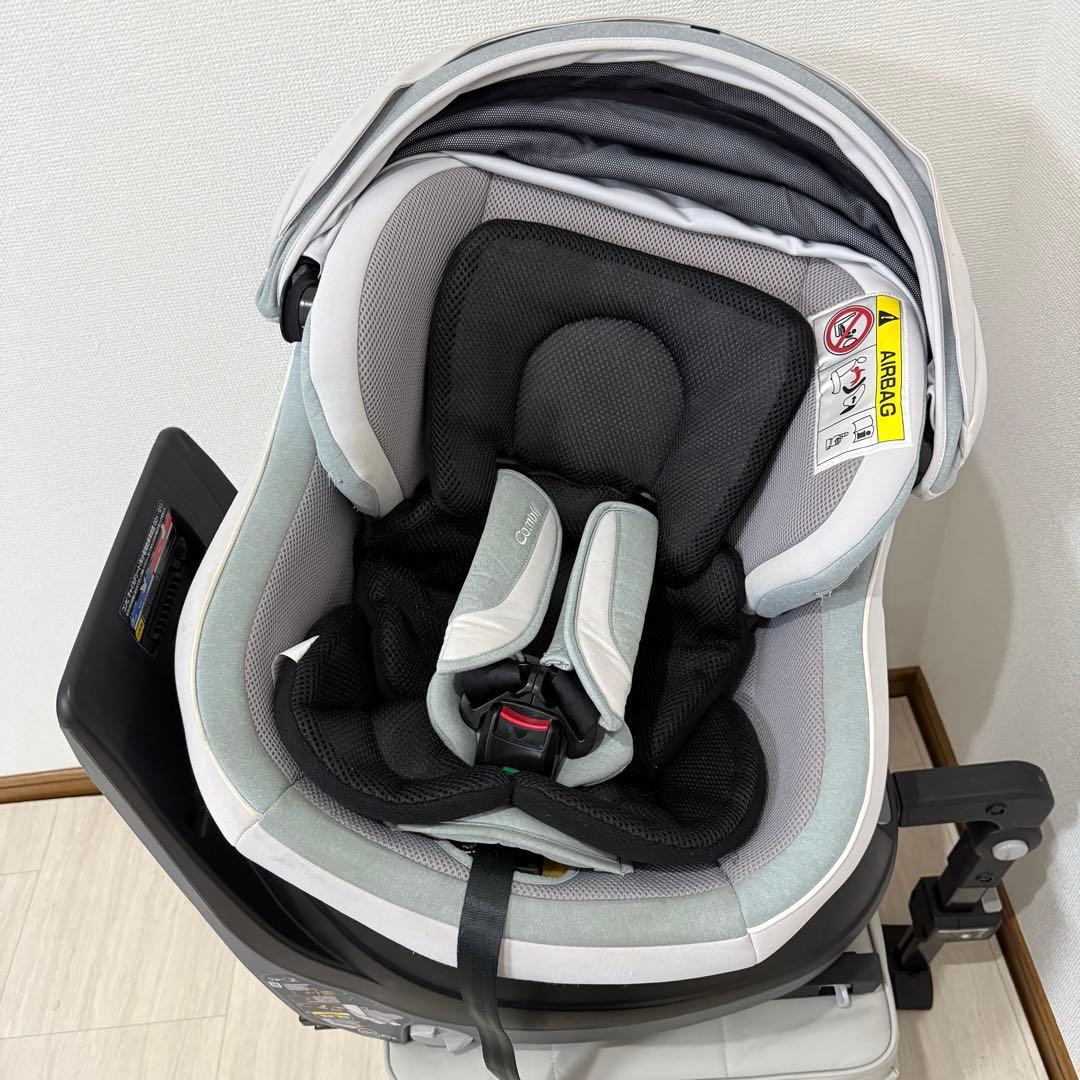 【お得】クルムーヴスマート スースーファン付き チャイルドシート コンビ