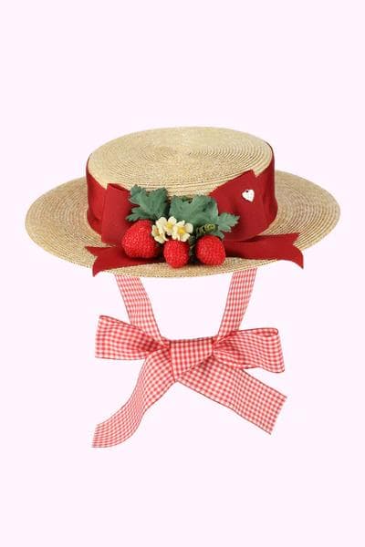 いちごギンガムリボンキャノチェ・いちごバスケット・Fサイズ