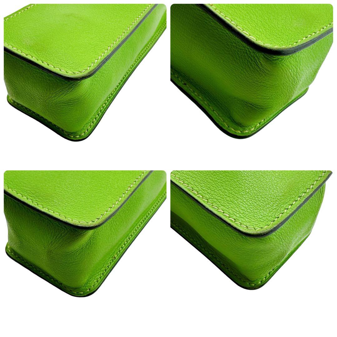 エルメス ペンケース マルチケース ポーチ 小物入れ □C刻印 レザー