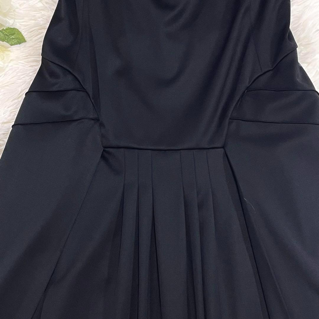 CELINE ノースリーブ ロングワンピース ピンタック ウール S フランス製