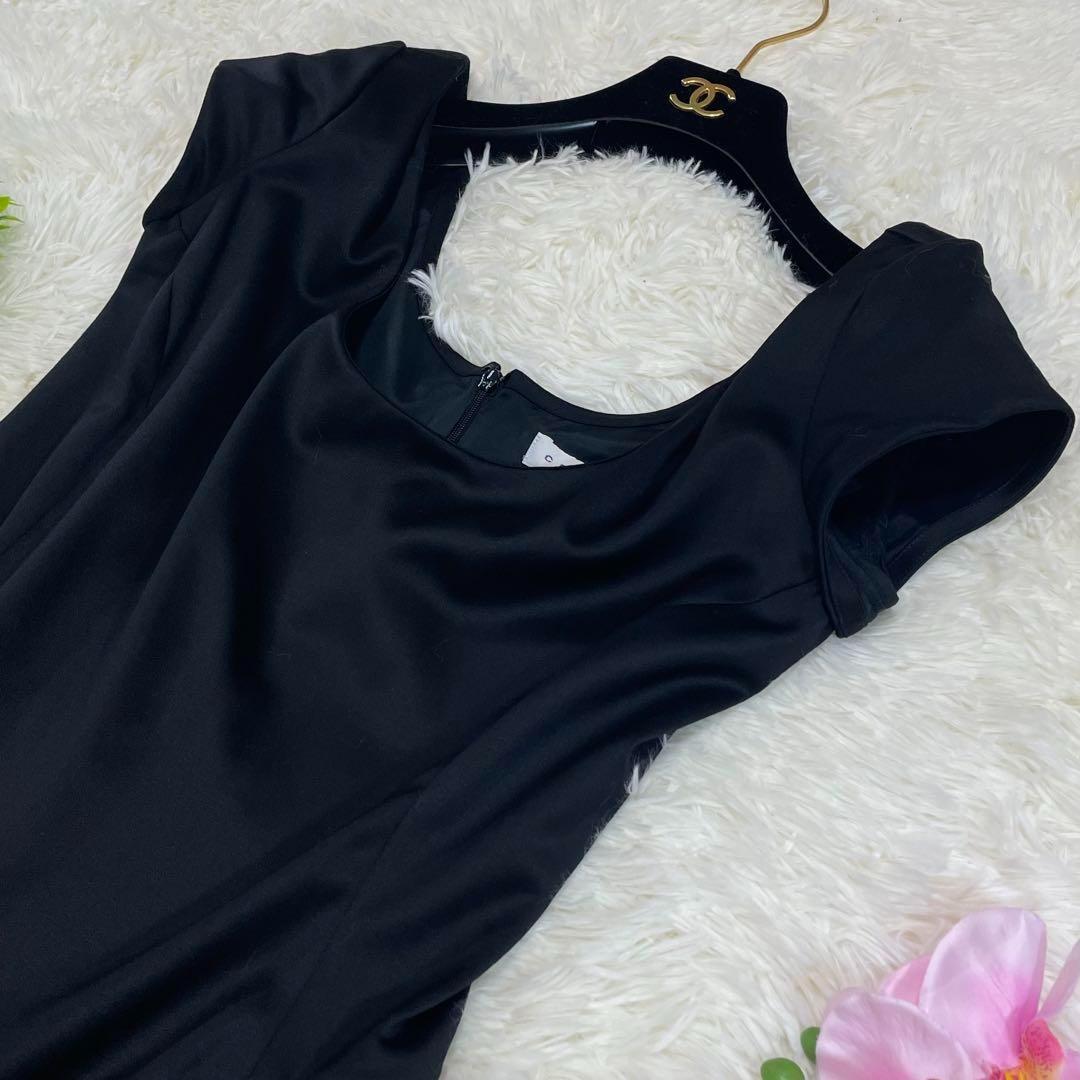 CELINE ノースリーブ ロングワンピース ピンタック ウール S フランス製